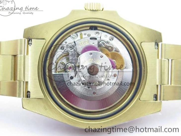 AAA Replica Watches Bracelet SA3135 3010 Black Diam Black Maker 1:1 Dial Bp 116618 Edition V on Ceramic 316L Submariner YG Supportive LN Best 0105